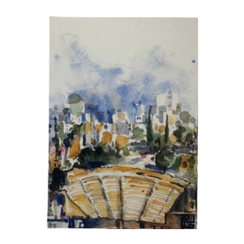 Saleh Studio -  Roman Theater Sticker