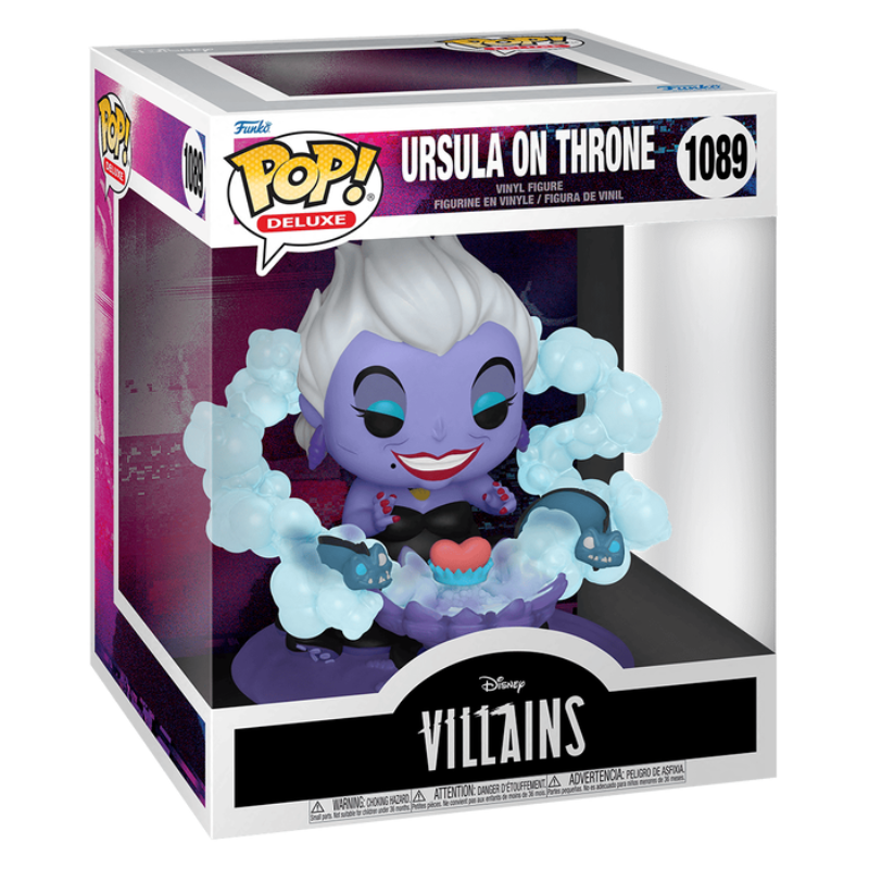 Funko - Deluxe Pop! Disney Villains: Ursula on Throne
