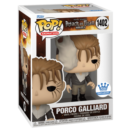 Funko - Exclusive Pop! Animation: Attack on Titan | Porco Galliard