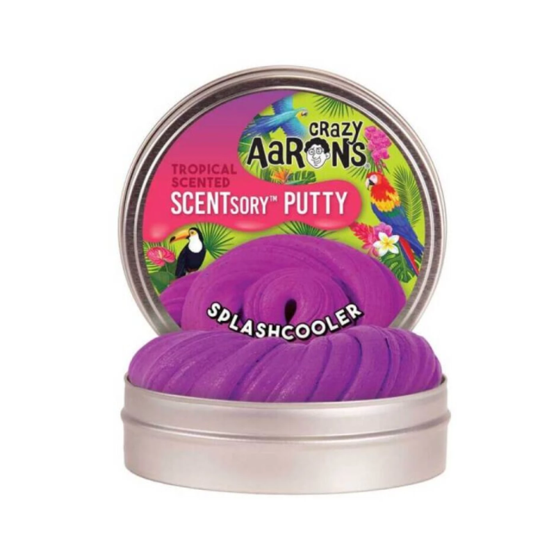 Crazy Aaron - Scentsory Splashcooler 2.75" Thinking Putty Tin | Bluebery Scent