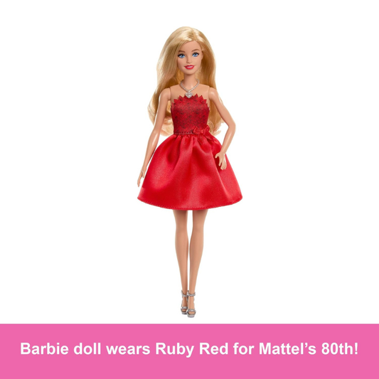 Barbie - Mattel 80th Anniversary Ruby Red Doll