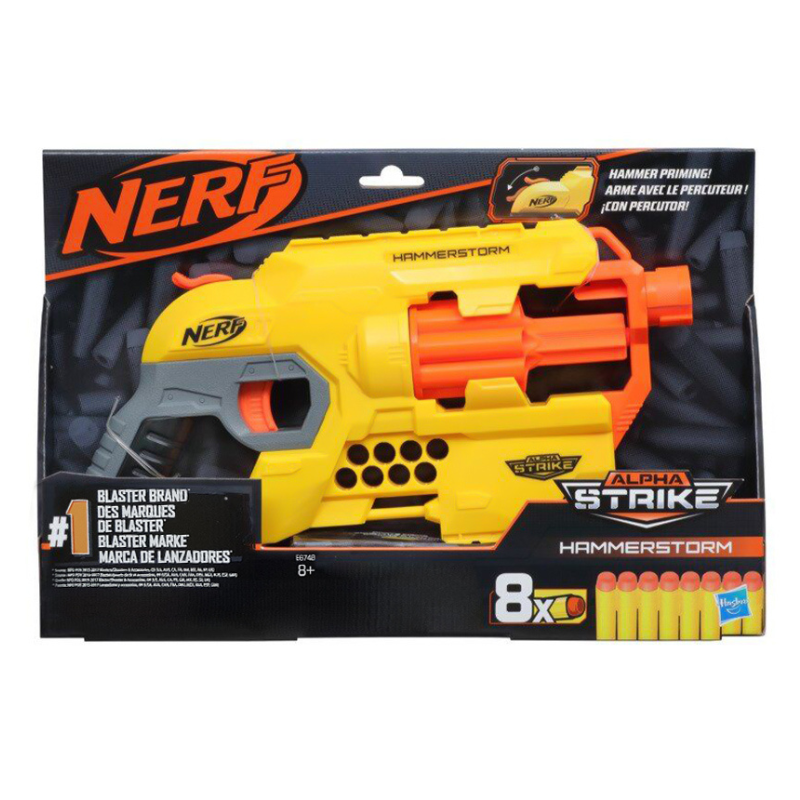 Hasbro - Nerf Alpha Strike | Hammerstorm Blaster
