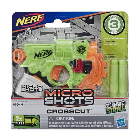 Hasbro - Nerf MicroShots Zombie Strike | Crosscut Blaster