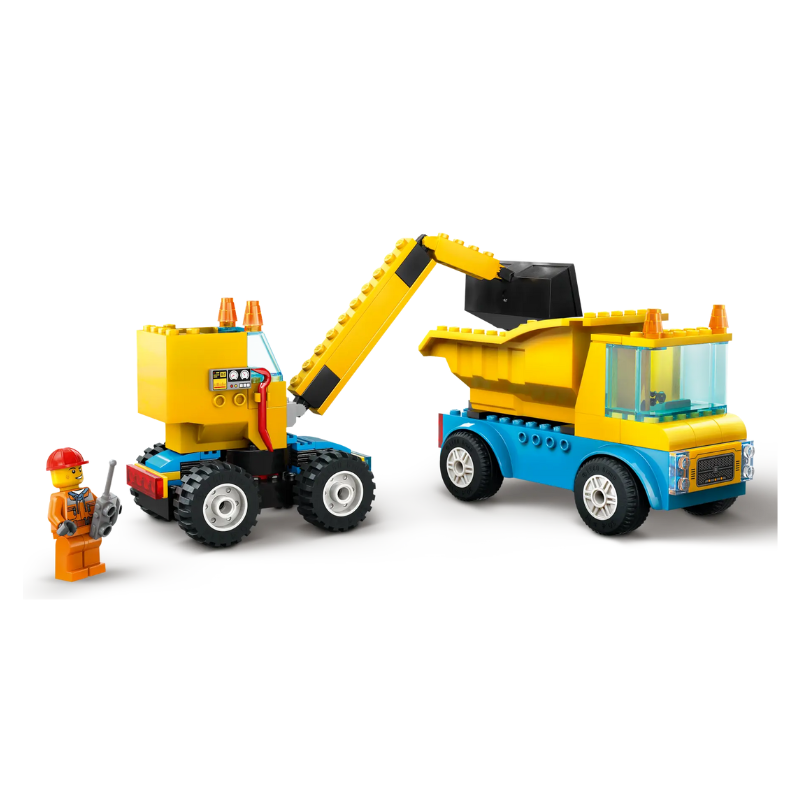 LEGO City - Construction Trucks and Wrecking Ball Crane
