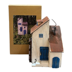 Crafting Houses - White and Blue House