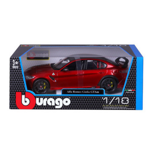 Bburago - Alfa Romeo Giulia GTAm Model | Metallic Red