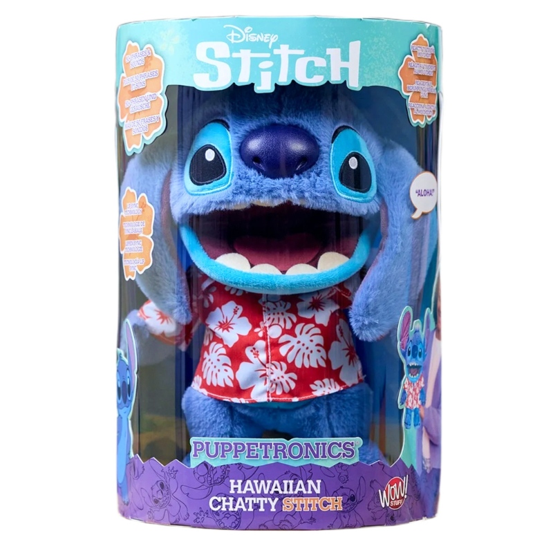 Disney Hawaiian Chatty Stitch Deluxe Puppetronic