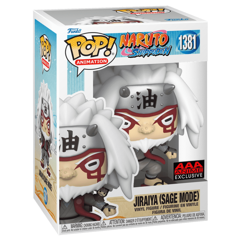 Funko - Exclusive Pop! Animation: Naruto Shippuden | Jiraiya (Sage Mode)