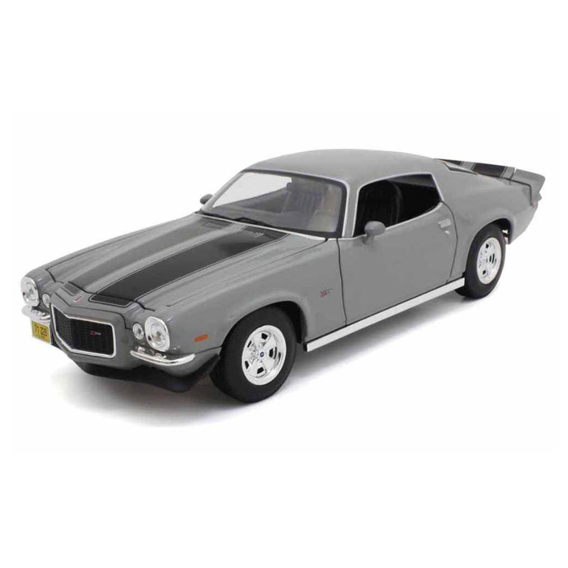Maisto - 1:18 (1971) Gray Chevrolet Camaro Die-Cast Model Car