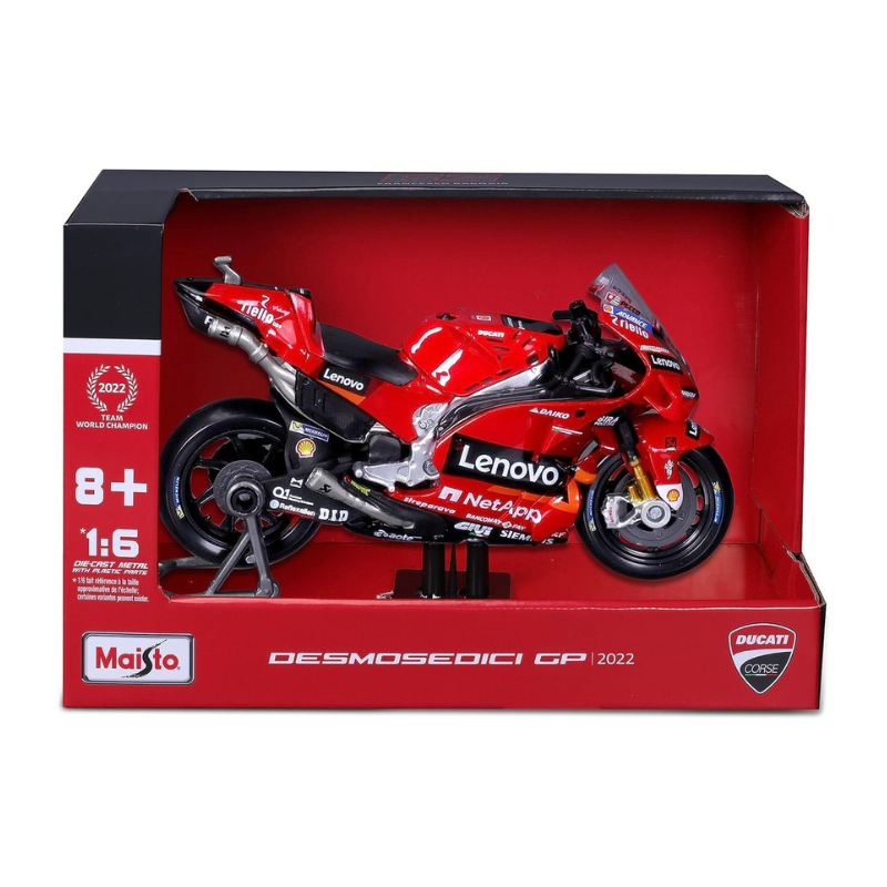 Maisto - Moto GP Racing Ducati Lenovo 2022 Bagnaia Model
