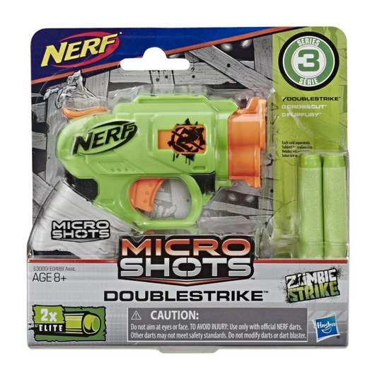 Hasbro - Nerf MicroShots Zombie Strike | Doublestrike Blaster