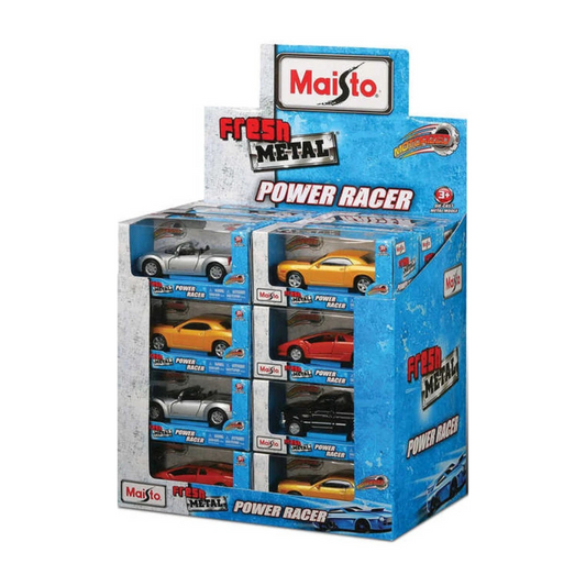 Maisto - Fresh Metal Power Racer Pull Back Toy Car Assortment