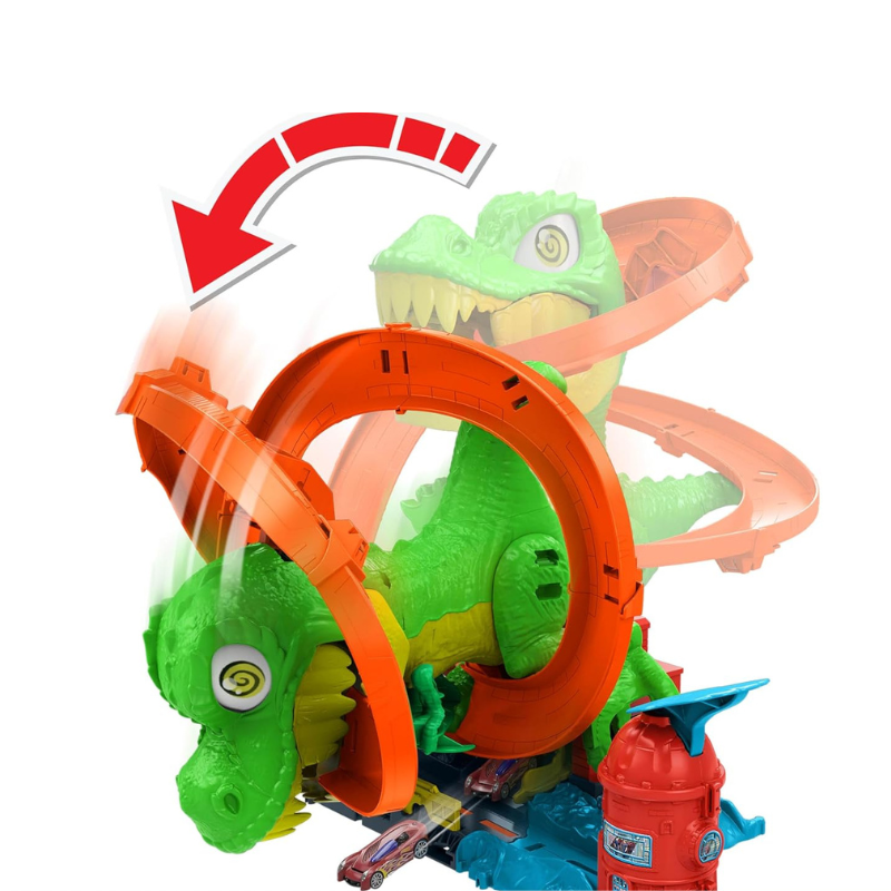 Hot Wheels City - T-Rex vs Fire Station