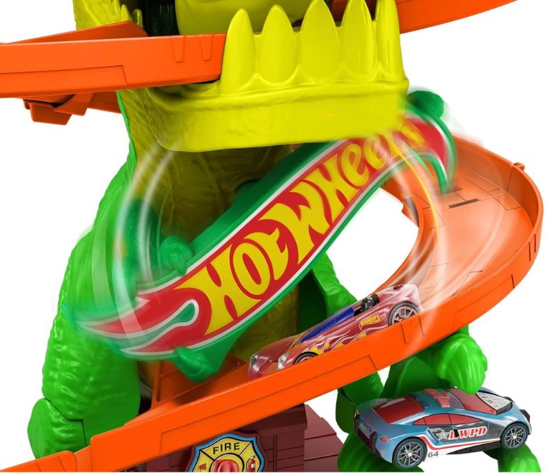 Hot Wheels City - T-Rex vs Fire Station