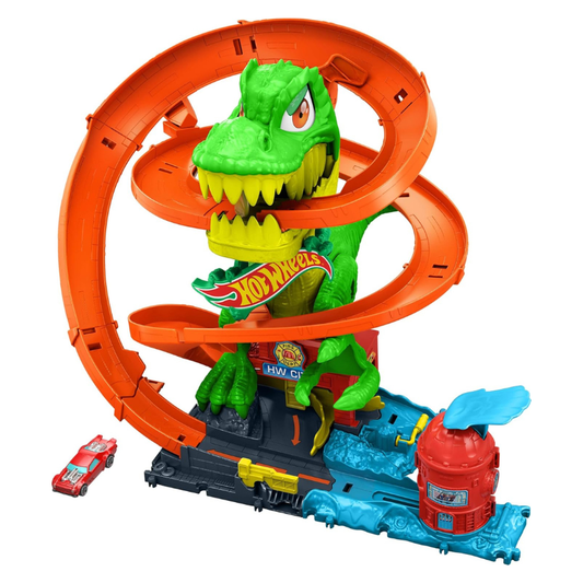 Hot Wheels City - T-Rex vs Fire Station
