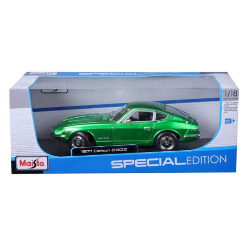 Miasto - 1:18 Green (1971) Datsun 240Z Die-Cast Model Car