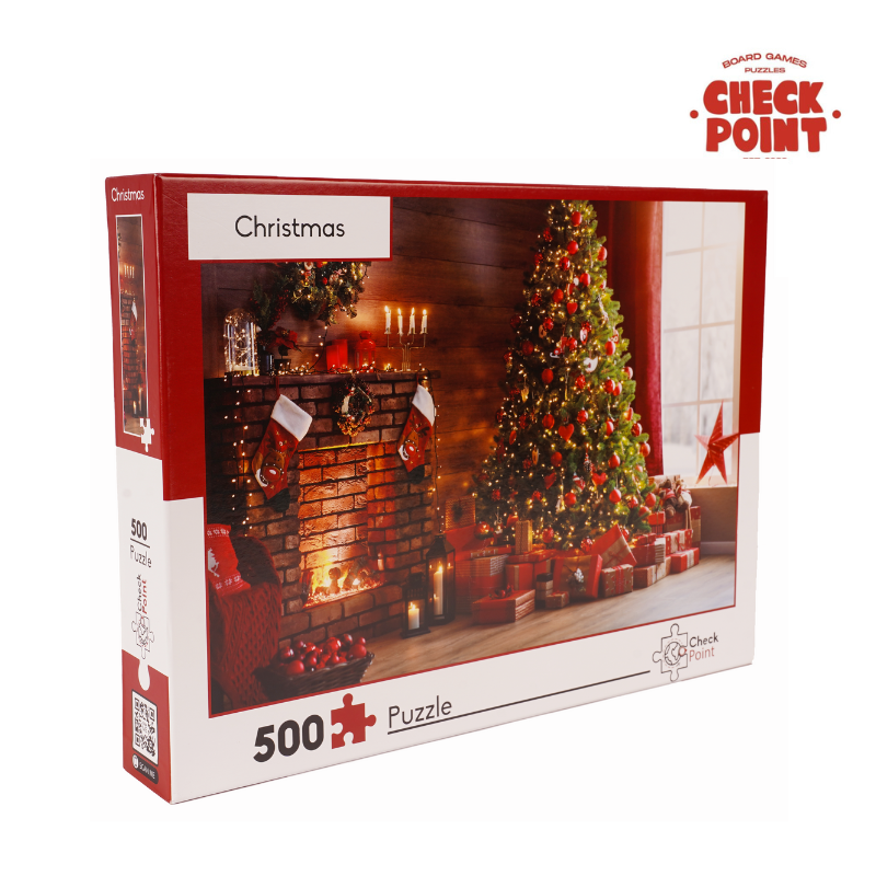 Checkpoint Puzzles - Christmas 500-Piece Jigsaw Puzzle (36 × 50 cm)