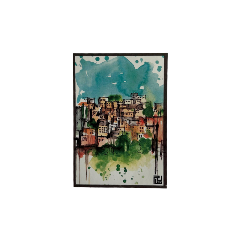 Saleh Studio - Houses Sticker