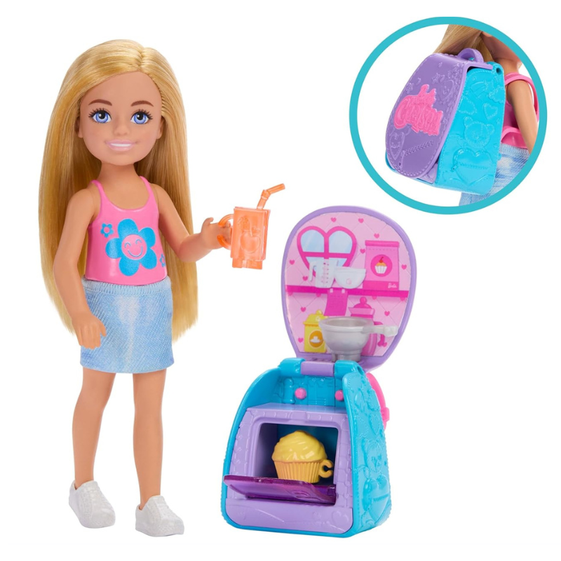 Barbie - Club Chelsea Backpack Surprise | Blonde doll