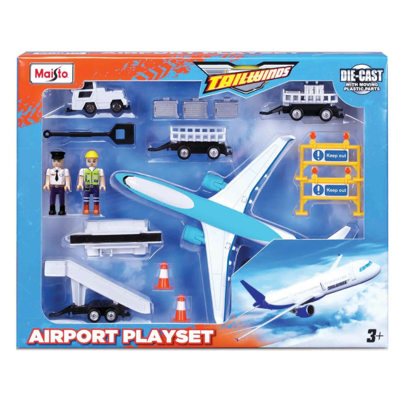 Maisto - Fresh Metal Tailwinds Airport Playset