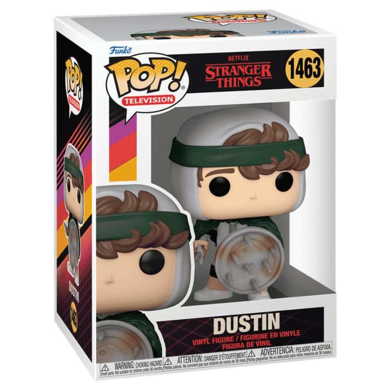 Funko - Pop! TV: Stranger Things | Dustin with Spear and Shield