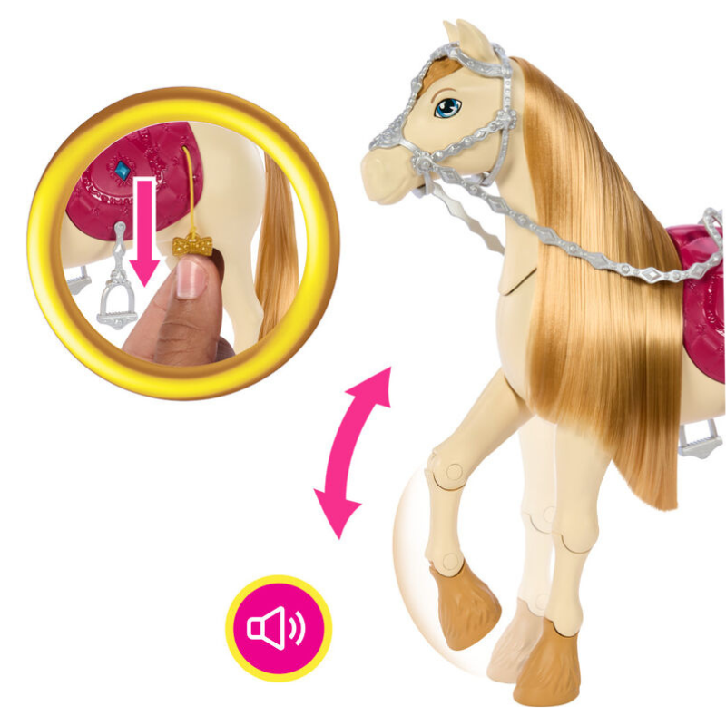 Barbie - Barbie Mysteries: The Great Horse Chase Tornado Toy Horse