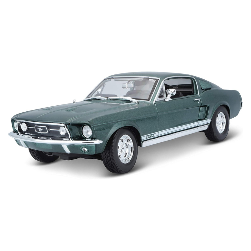 Maisto - 1:18 (1967) Metallic Green Ford Mustang GTA Fastback