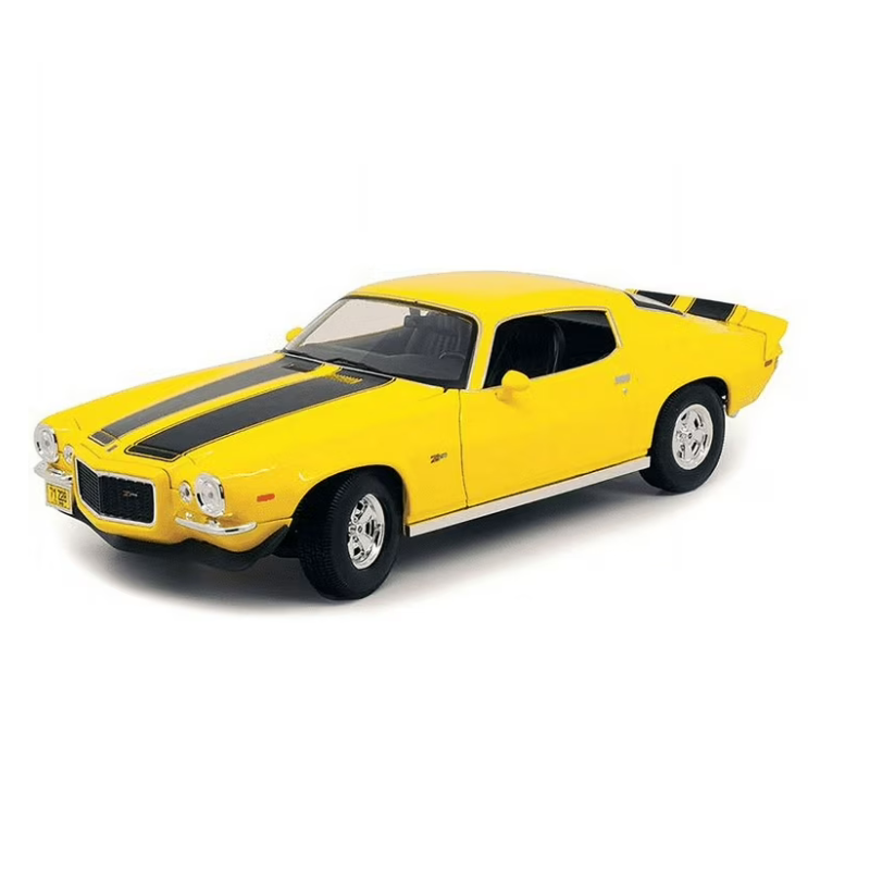 Maisto - 1:18 (1971) Yellow Chevrolet Camaro Die-Cast Model Car