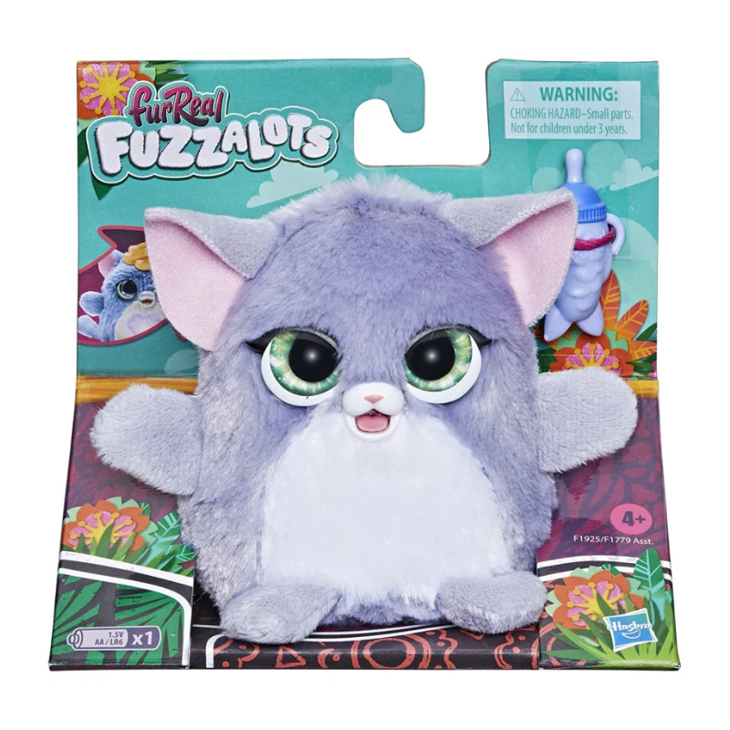 Hasbro - Furreal Fuzzalots Color-change Interactive Feeding Toy | Kitty