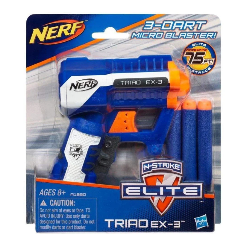 Hasbro - Nerf N-strike Elite | Triad EX-3 Blaster