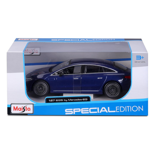 Maisto - Mercedes-Benz EQS Special Edition Series Diecast Model Car | Metallic Blue