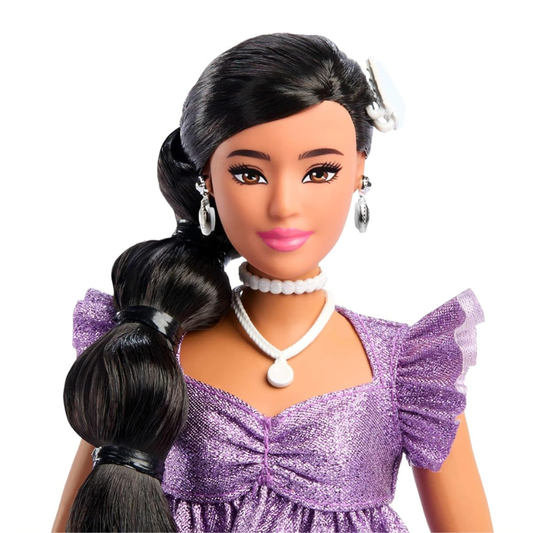 Barbie - Barbiecore Deluxe Fashionistas | Curvy Metallic Purple Outfit