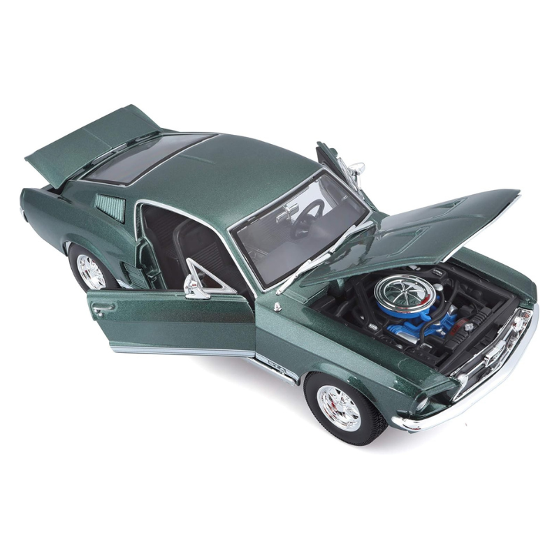 Maisto - 1:18 (1967) Metallic Green Ford Mustang GTA Fastback