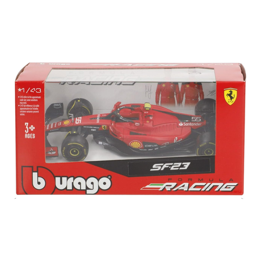 Bburago - 1:43 F1 Ferrari SF-23 (2023) With Driver | Sainz