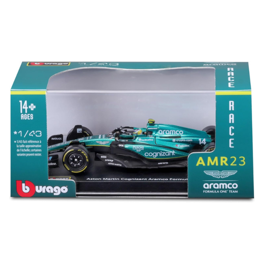 Bburago - 1:43 Race Aston Martin AMR23 (2023) With Driver