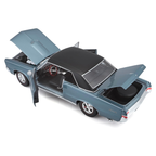 Maisto - 1:18 Metallic Blue (1965) Pontiac GTO Hurst Die-Cast Model Car