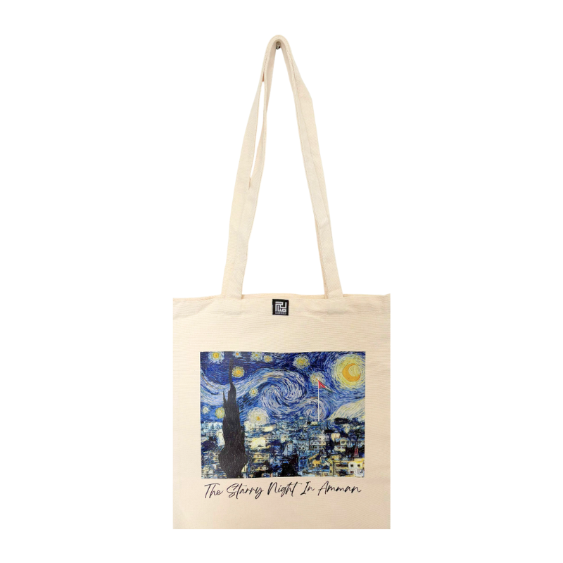 Saleh Studio - The Starry Night in Amman Tote Bag
