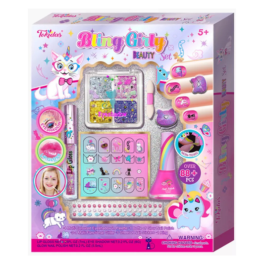 Tokidas - Glow in the Dark Bling Girly Beauty Set