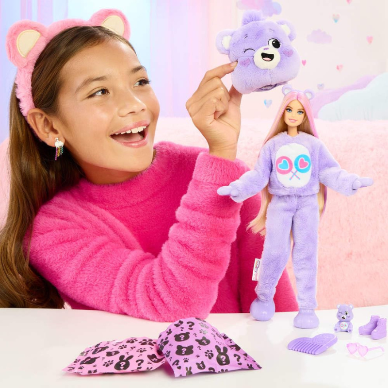 Barbie - Cutie Reveal Care Bears Series | Care Bear (Blonde)