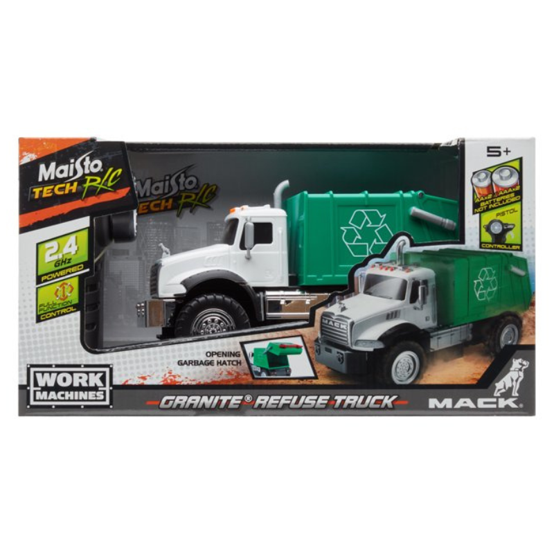 Maisto - Tech RC | Work Machines Mack Granite Recycle Truck
