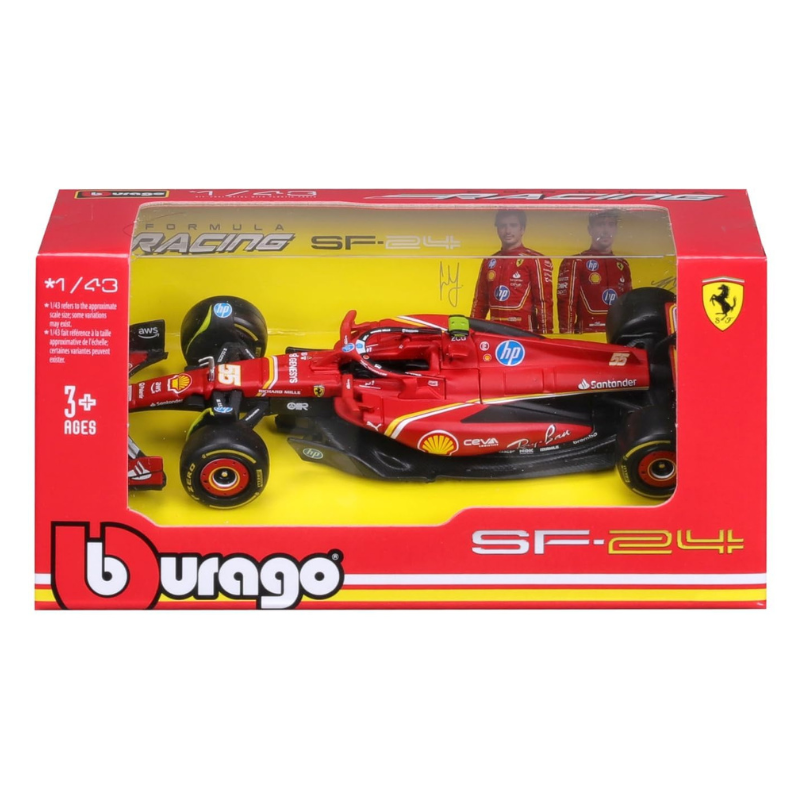 Bburago - Ferrari Racing Sainz Diecast Model Car