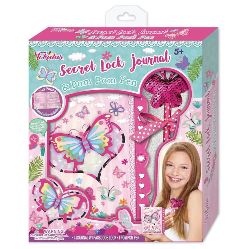 Tokidas - Secret Lock Journal & Pom Pom Pen