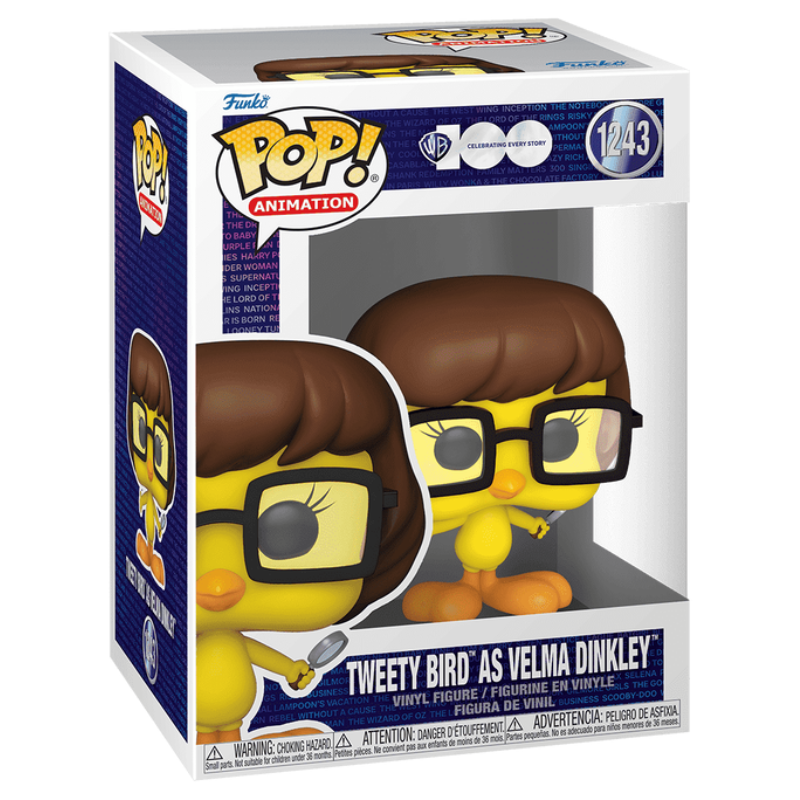 Funko - Pop! Animation: Warner Brothers 100 | Tweety Bird as Velma Dinkley