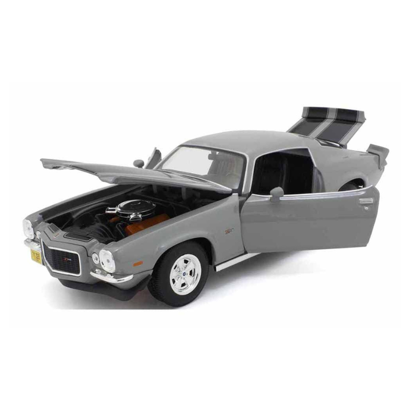 Maisto - 1:18 (1971) Gray Chevrolet Camaro Die-Cast Model Car