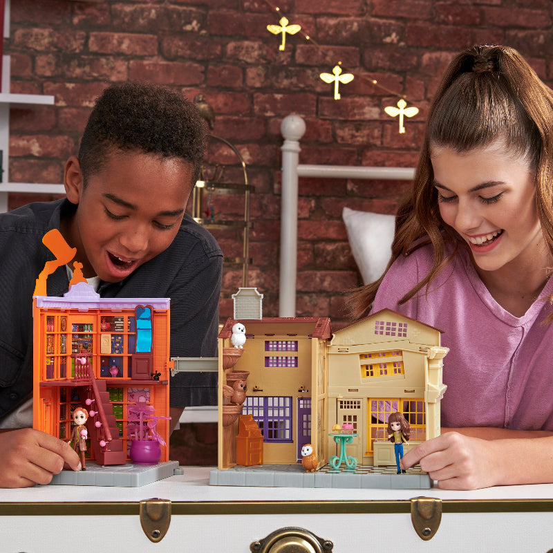 Spin Master - Harry Potter Wizarding World | Magical Minis Diagon Alley 3-in-1 Playset