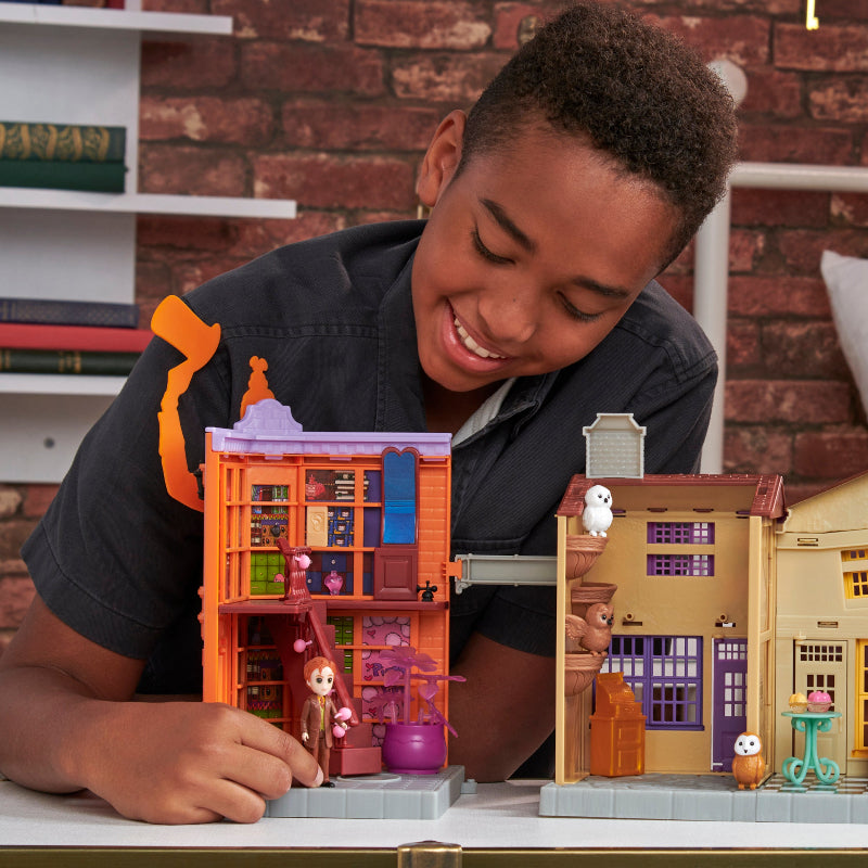 Spin Master - Harry Potter Wizarding World | Magical Minis Diagon Alley 3-in-1 Playset