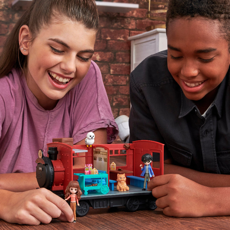 Spin Master - Harry Potter Wizarding World | Magical Minis Hogwarts Express Train Playset