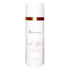 White bottle with gold band and 'Candle Dust' branding on a white background