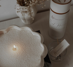 The Candle Dust - Sand Candle | Dark Honey