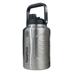 AquaFlask Growler 84oz (2.5L) Insulated Water Jug – Silver Steel